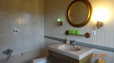Ein Badezimmer in der Unterkunft Ferienwohnung Schlemmer