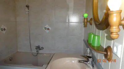 Ein Badezimmer in der Unterkunft Ferienwohnung Schlemmer