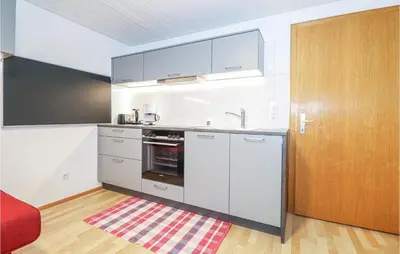 Küche/Küchenzeile in der Unterkunft Ferienwohnung Mit Panoramab