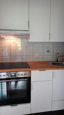 Küche/Küchenzeile in der Unterkunft RELAX in der Natur 2 Zimmer Apartment - im Grünen - Ruhelage