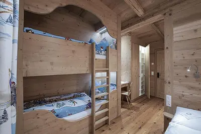 Ein Bett oder Betten in einem Zimmer der Unterkunft Vital Chalets