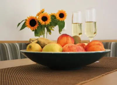 Essen in der Ferienwohnung oder in der Nähe