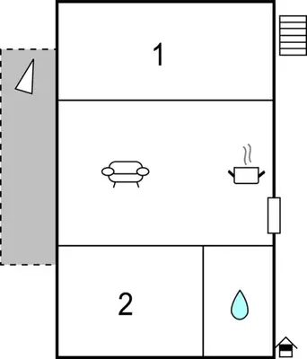 Grundriss der Unterkunft Ferienwohnung In Dalaas