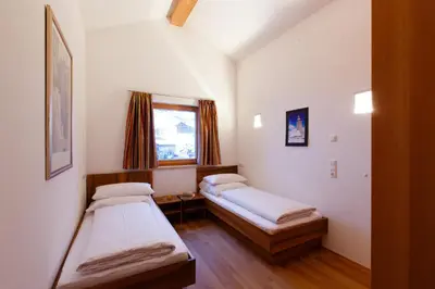 Ein Bett oder Betten in einem Zimmer der Unterkunft Alpenappartement Bergkönig
