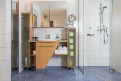 Ein Badezimmer in der Unterkunft Tolles Einfamilienhaus nahe dem Bodensee