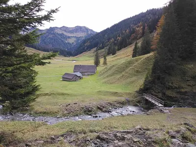 Naturlandschaft in der Nähe des Ferienhauses