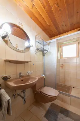 Ein Badezimmer in der Unterkunft Ferienwohnung am Gant