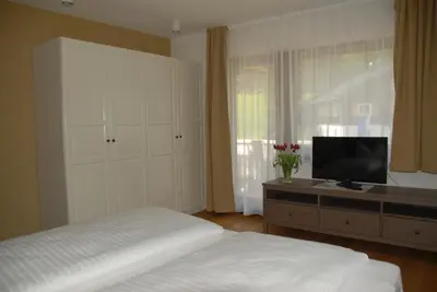 Ein Bett oder Betten in einem Zimmer der Unterkunft Apartments Bischof