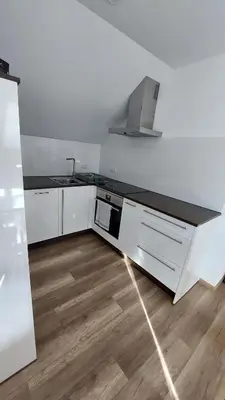 Küche/Küchenzeile in der Unterkunft Living Apartment