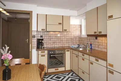 Küche/Küchenzeile in der Unterkunft Haus Bregenz Apartment Bodensee