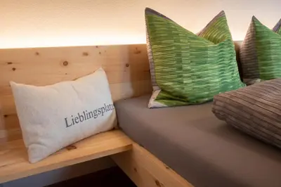 Ein Bett oder Betten in einem Zimmer der Unterkunft Ferienwohnung Carmen Schuchter