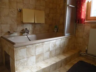 Ein Badezimmer in der Unterkunft Haus Simma