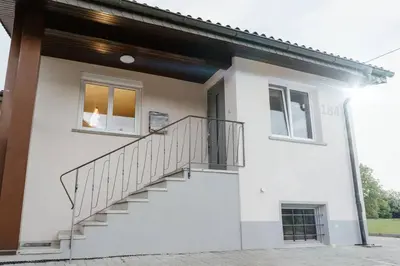 Ein Balkon oder eine Terrasse in der Unterkunft Ferienhaus Barbara