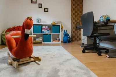 Ein Sitzbereich in der Unterkunft Ferienhaus Barbara