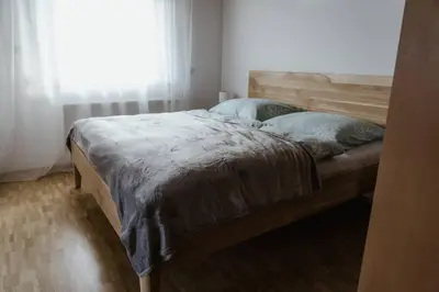 Ein Bett oder Betten in einem Zimmer der Unterkunft Ferienhaus Barbara