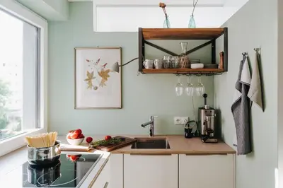 Küche/Küchenzeile in der Unterkunft Rotes Haus Bregenz Wald Wohnung