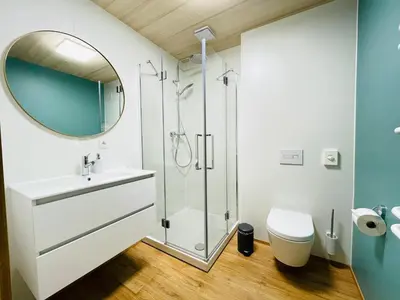 Ein Badezimmer in der Unterkunft Haus Feurstein
