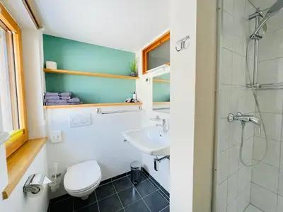 Ein Badezimmer in der Unterkunft Haus Feurstein