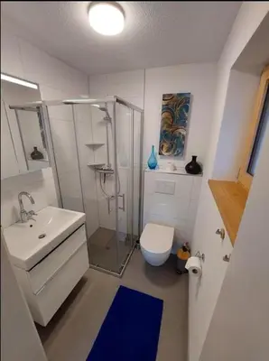 Ein Badezimmer in der Unterkunft Haus Ströhle