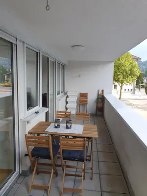 Ein Balkon oder eine Terrasse in der Unterkunft Ferienwohnung Anjele