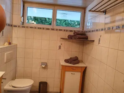 Ein Badezimmer in der Unterkunft Ferienwohnung Anjele