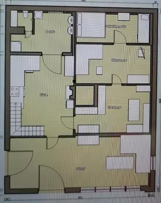 Grundriss der Unterkunft Ferienhaus Brittenberg