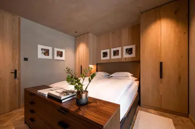 Ein Bett oder Betten in einem Zimmer der Unterkunft Arla Luxury Home