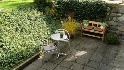 Ein Garten an der Unterkunft Ferienwohnung Philipp