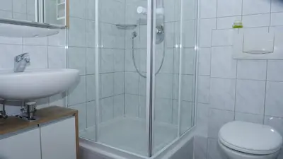 Ein Badezimmer in der Unterkunft Ferienwohnung Philipp