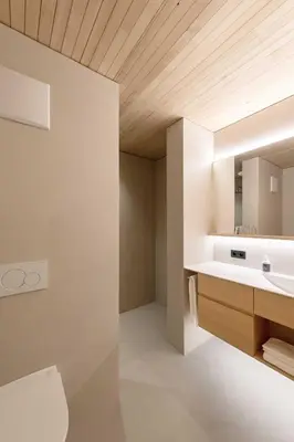 Ein Badezimmer in der Unterkunft Apartments Pôldi