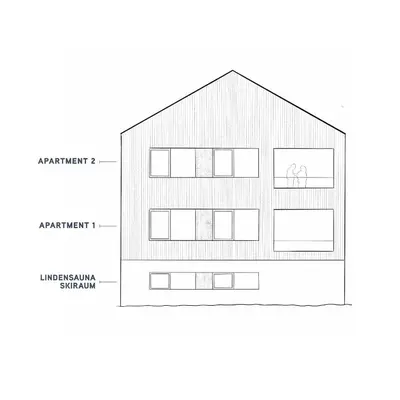 Grundriss der Unterkunft Apartments Pôldi