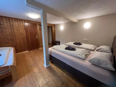 Ein Bett oder Betten in einem Zimmer der Unterkunft Wood Lodge