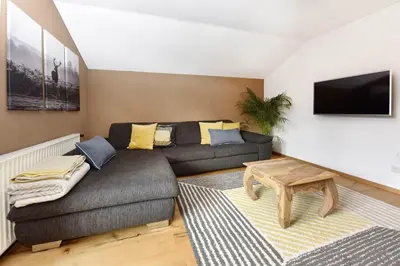 TV/Unterhaltungsangebot in der Unterkunft Ferienwohnung Frömlig