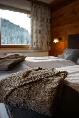 Ein Bett oder Betten in einem Zimmer der Unterkunft Birg 1414