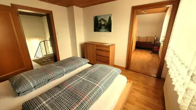 Ein Bett oder Betten in einem Zimmer der Unterkunft Ferienhaus Hämmerle´s