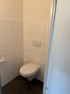 Ein Badezimmer in der Unterkunft Blickfang am See