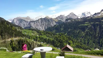 Naturlandschaft in der Nähe des Privatzimmers