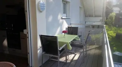 Ein Balkon oder eine Terrasse in der Unterkunft Haus Sahin