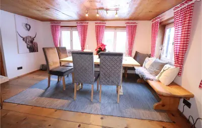 Ein Sitzbereich in der Unterkunft Großes Ferienhaus Dalaas