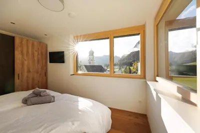 Ein Bett oder Betten in einem Zimmer der Unterkunft Ferienwohnung 