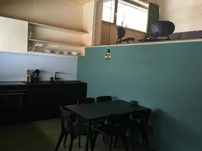 Küche/Küchenzeile in der Unterkunft Apartment Hoamelig