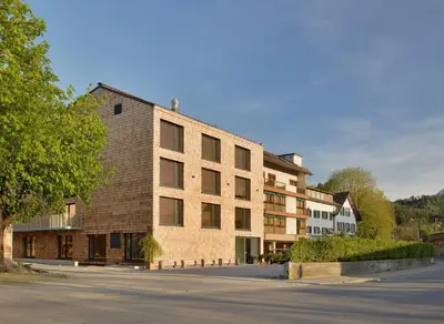 Das Gebäude in dem sich das Hotel befindet