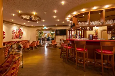 Lounge oder Bar in der Unterkunft IFA Alpenhof Wildental Hotel Kleinwalsertal Adults only
