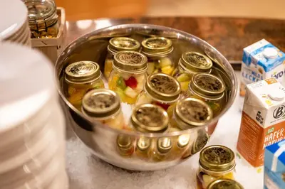 Essen im Hotel oder in der Nähe