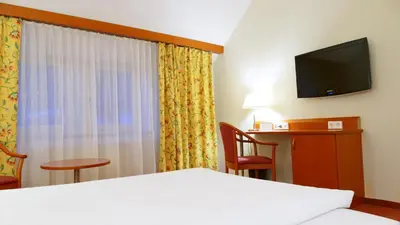 TV/Unterhaltungsangebot in der Unterkunft Central Hotel Löwen