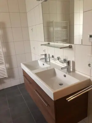 Ein Badezimmer in der Unterkunft Ferienwohnung im Stern