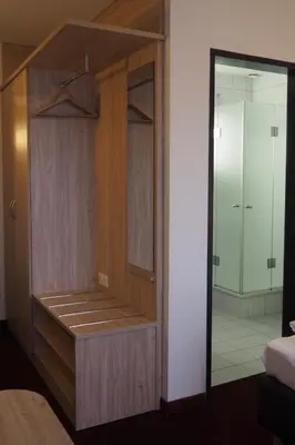 Ein Badezimmer in der Unterkunft Hotel Restaurant Rössle