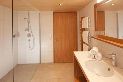 Ein Badezimmer in der Unterkunft Alpin Aparts
