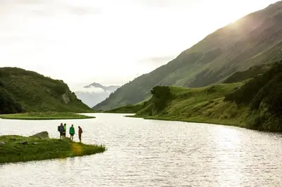 Naturlandschaft in der Nähe des Ferienhauses