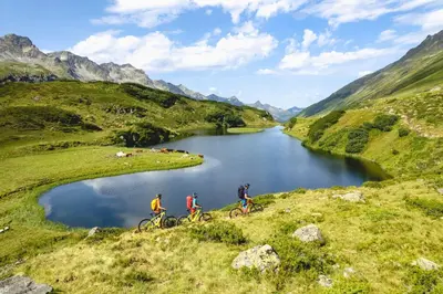 Naturlandschaft in der Nähe des Ferienhauses